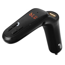 Load image into Gallery viewer, Car Cigarette Lighter Charger Wireless Bluetooth FM Transmitter MP3 Player Handsfree Car Kit - Black (12~24V)