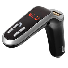Load image into Gallery viewer, Car Cigarette Lighter Charger Wireless Bluetooth FM Transmitter MP3 Player Handsfree Car Kit - Black (12~24V)