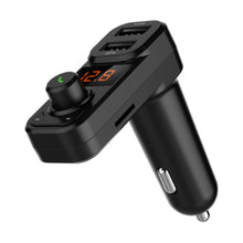 Load image into Gallery viewer, SpedCrd BT53 Bluetooth Car Kit Handsfree FM Transmitter AUX Audio MP3 Player Radio