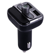 Load image into Gallery viewer, BT20 Bluetooth Car MP3 WMA Audio Transmitter Hands-free Call 5V 3.4A Dual USB Charger Support TF Card Music Play