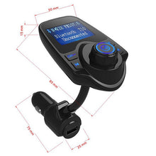 Load image into Gallery viewer, T10 10 - 24V Bluetooth Car V3.0 + EDR Hands-free Call FM Transmitter MP3 Music Play