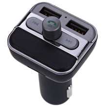 Load image into Gallery viewer, BT20 Bluetooth Car MP3 WMA Audio Transmitter Hands-free Call 5V 3.4A Dual USB Charger Support TF Card Music Play