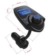Load image into Gallery viewer, T10 10 - 24V Bluetooth Car V3.0 + EDR Hands-free Call FM Transmitter MP3 Music Play
