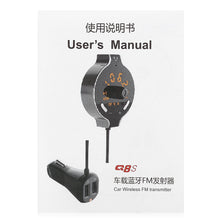 Load image into Gallery viewer, Q8S Car Charger Dual USB Bluetooth MP3 FM Transmitter