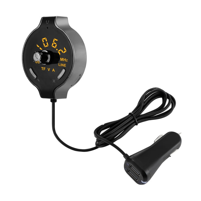 Q8S Car Charger Dual USB Bluetooth MP3 FM Transmitter