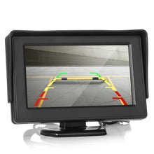Load image into Gallery viewer, Car 4.3 inch Screen Display Rear View Monitor Night Vision Reversing Camera with 4 LED Lights